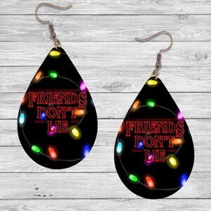 Stranger Things Group Teardrop Earrings